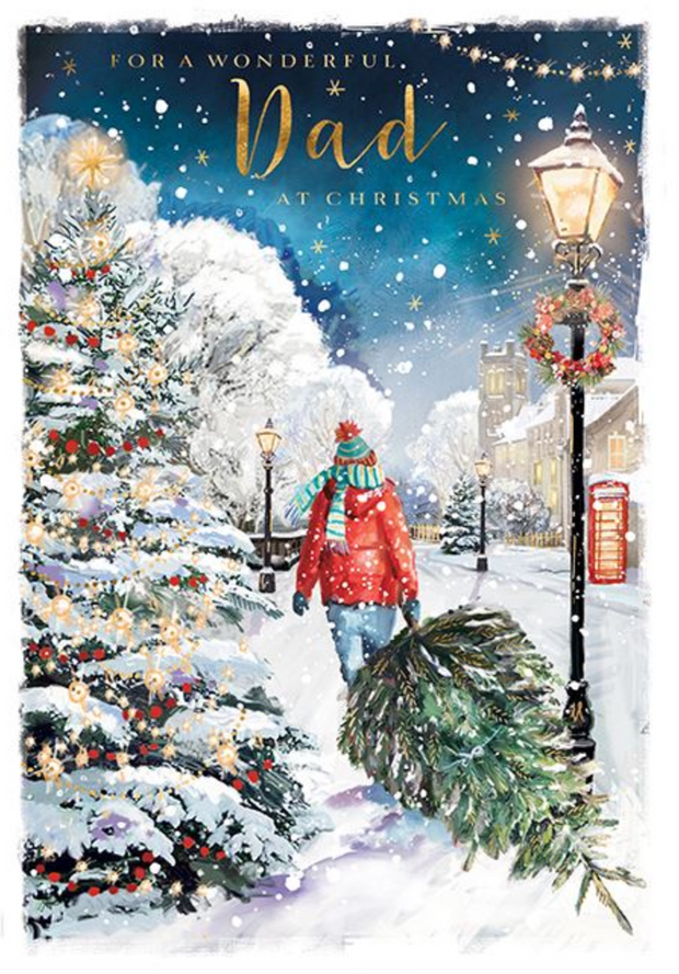 Ling Design Dad Christmas Card**