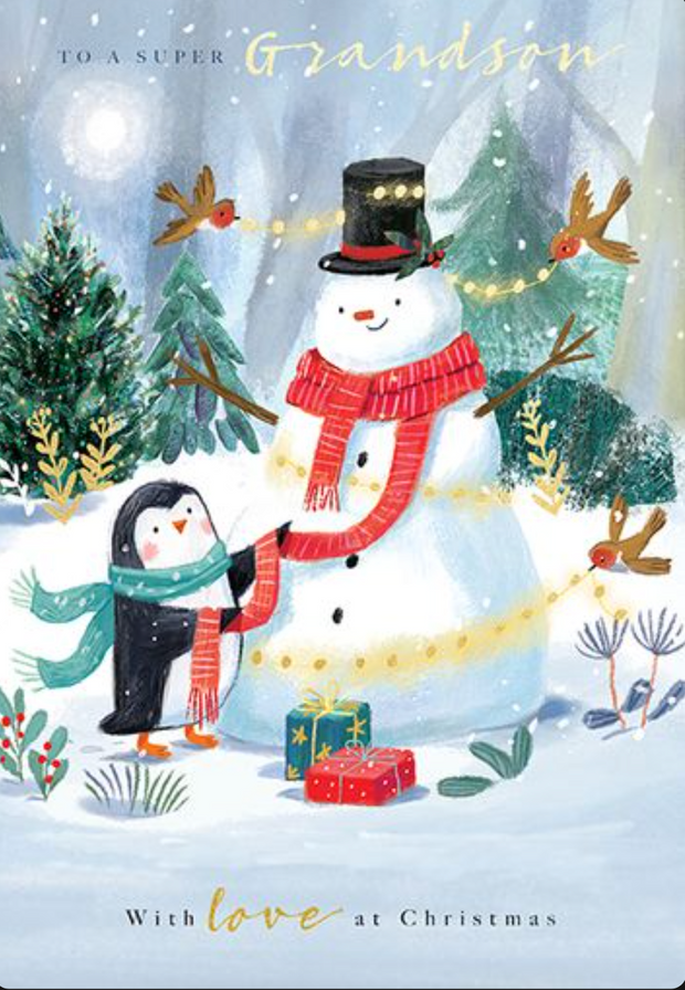 Ling Design Grandson Christmas Card**