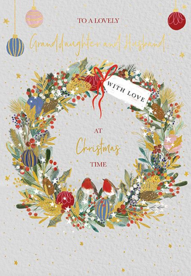 Ling Design Granddaughter & Husband Christmas Card**