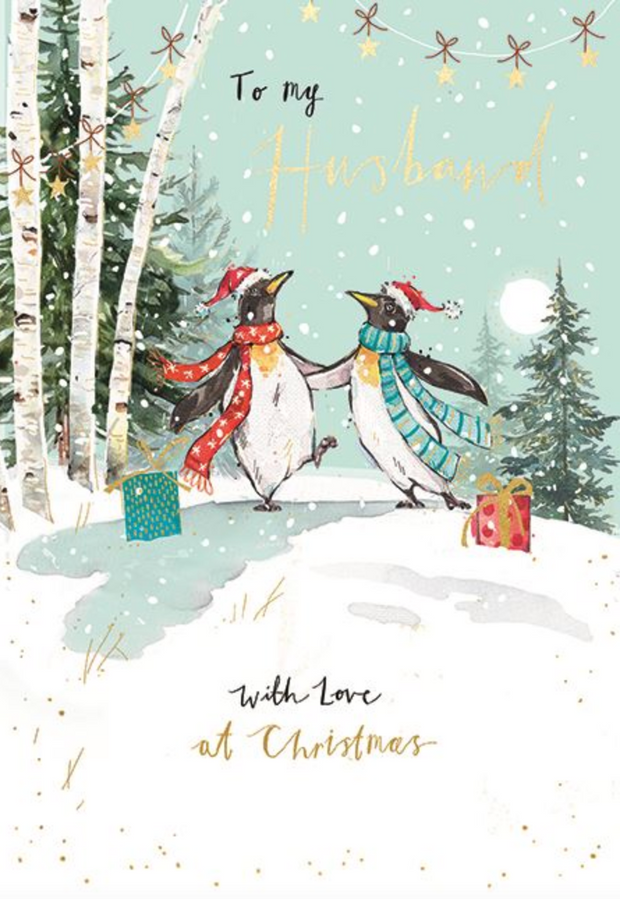 Ling Design Husband Christmas Card**