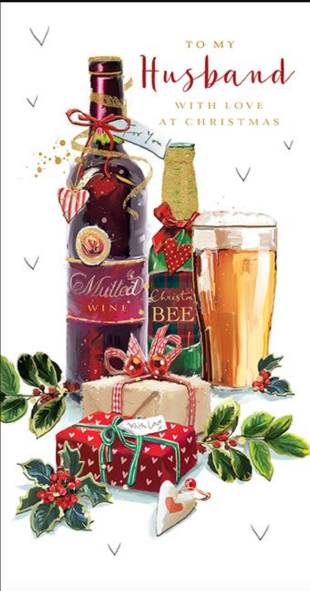 Ling Design Husband Christmas Card**