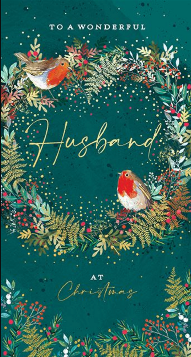 Ling Design Husband Christmas Card**