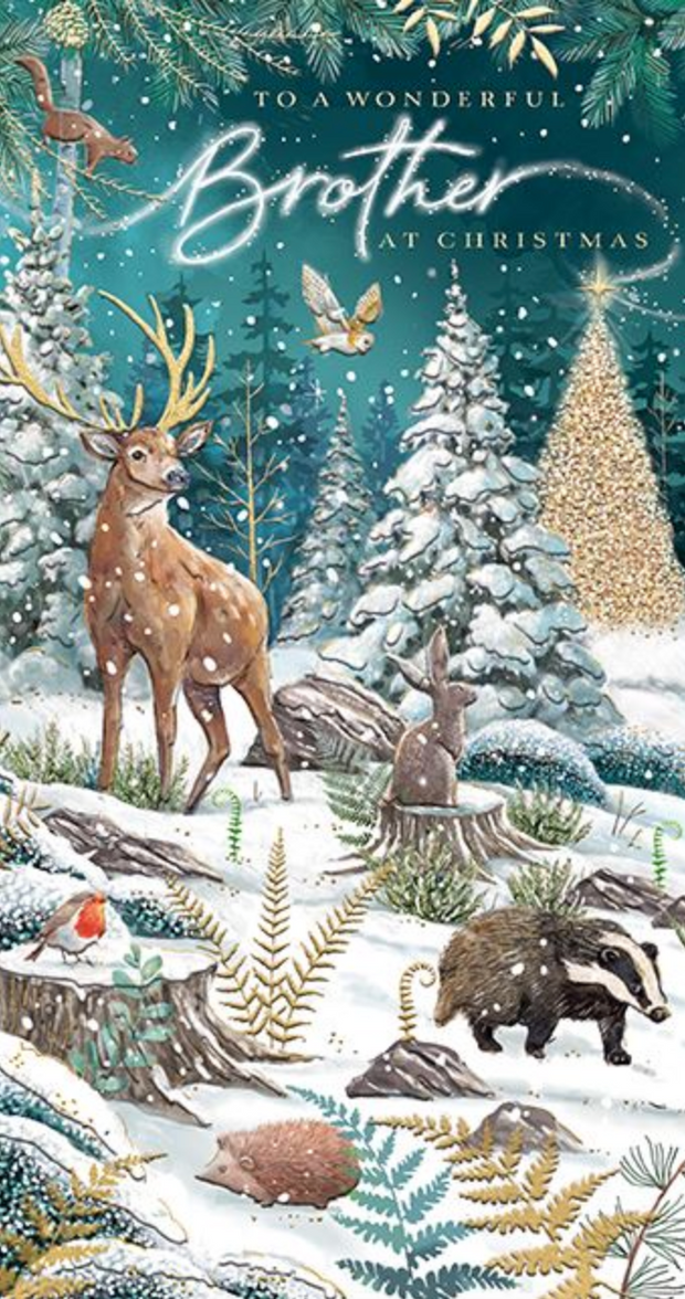 Ling Design Brother Christmas Card**
