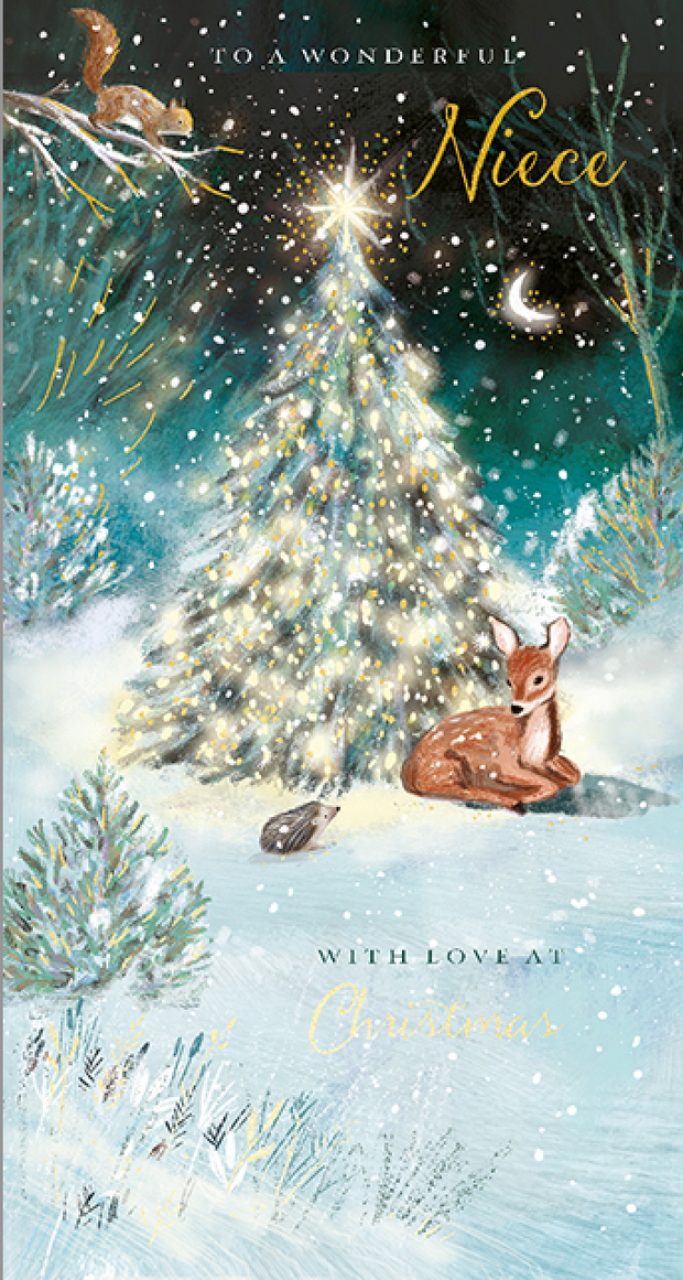 Ling Design Niece Christmas Card**