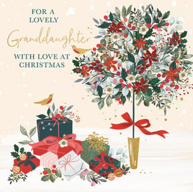 Ling Design Granddaughter Christmas Card**