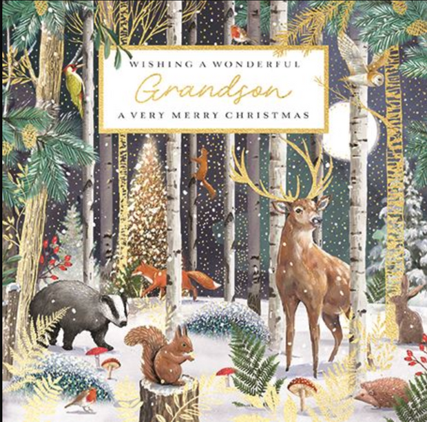 Ling Design Grandson Christmas Card**