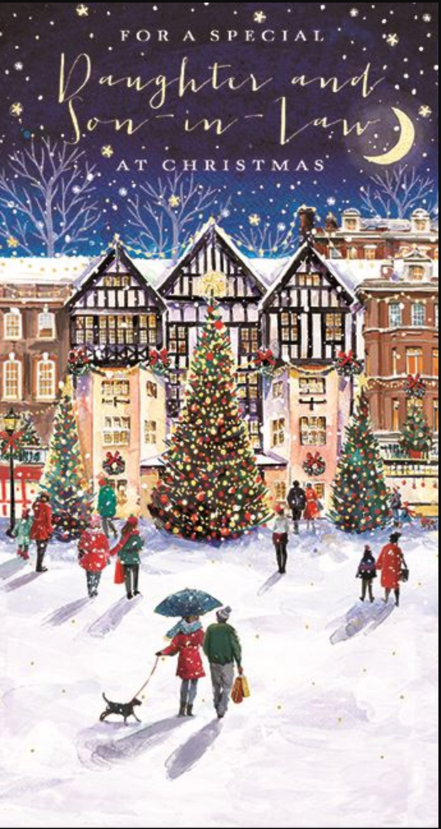 Ling Design Daughter & Son In Law Christmas Card**