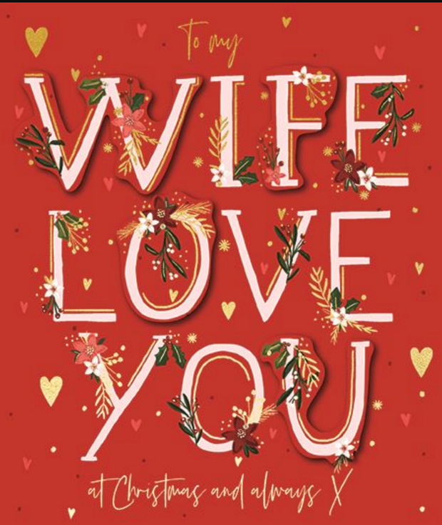 Ling Design Wife Christmas Card