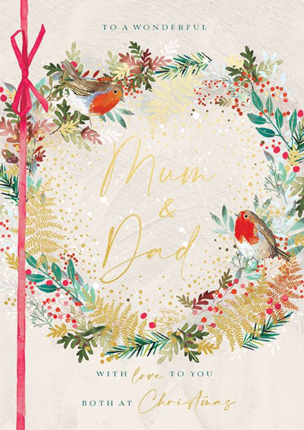 Ling Design Mum & Dad Christmas Card