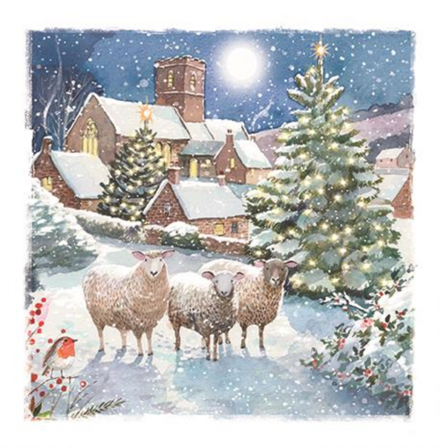 Ling Design Box of 12 Christmas Card**