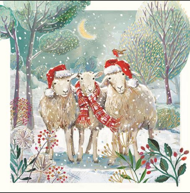 Ling Design Box of 10 Christmas Card**