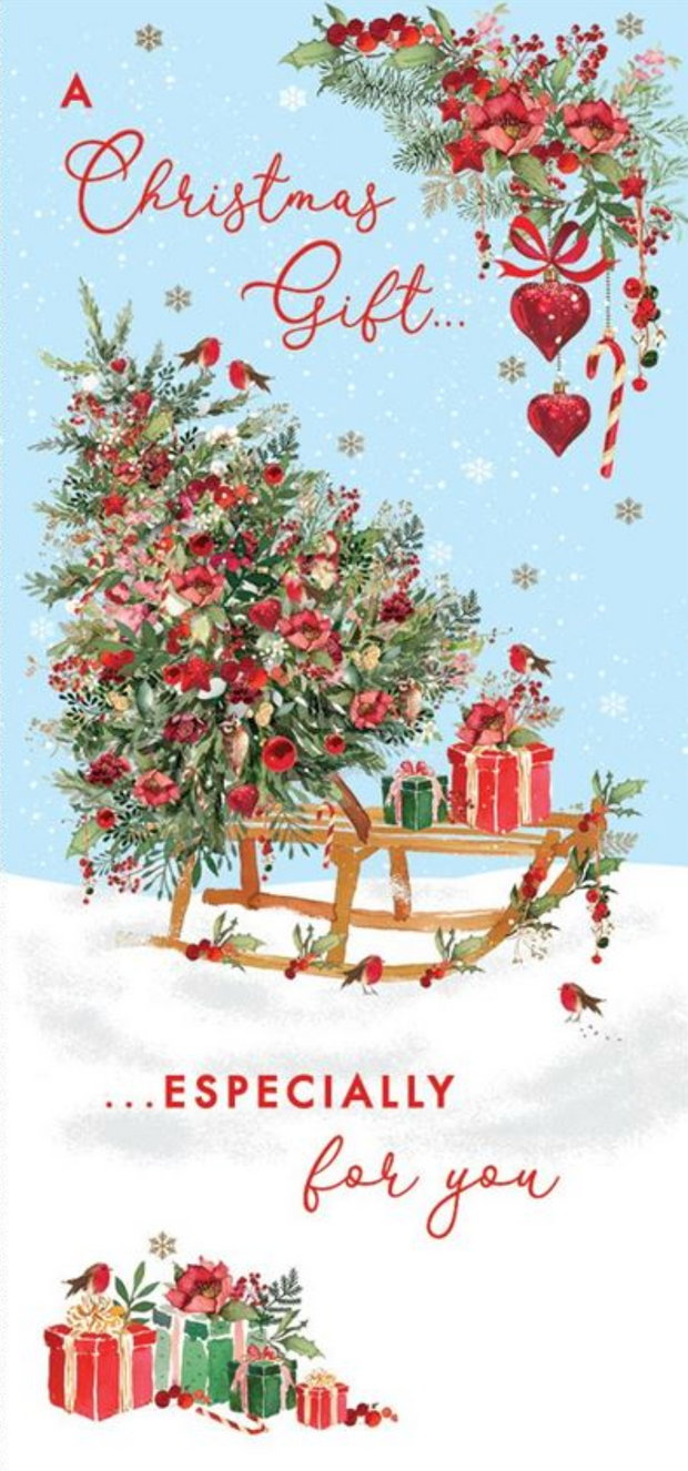 Nigel Quiney Christmas Money Wallet Card**