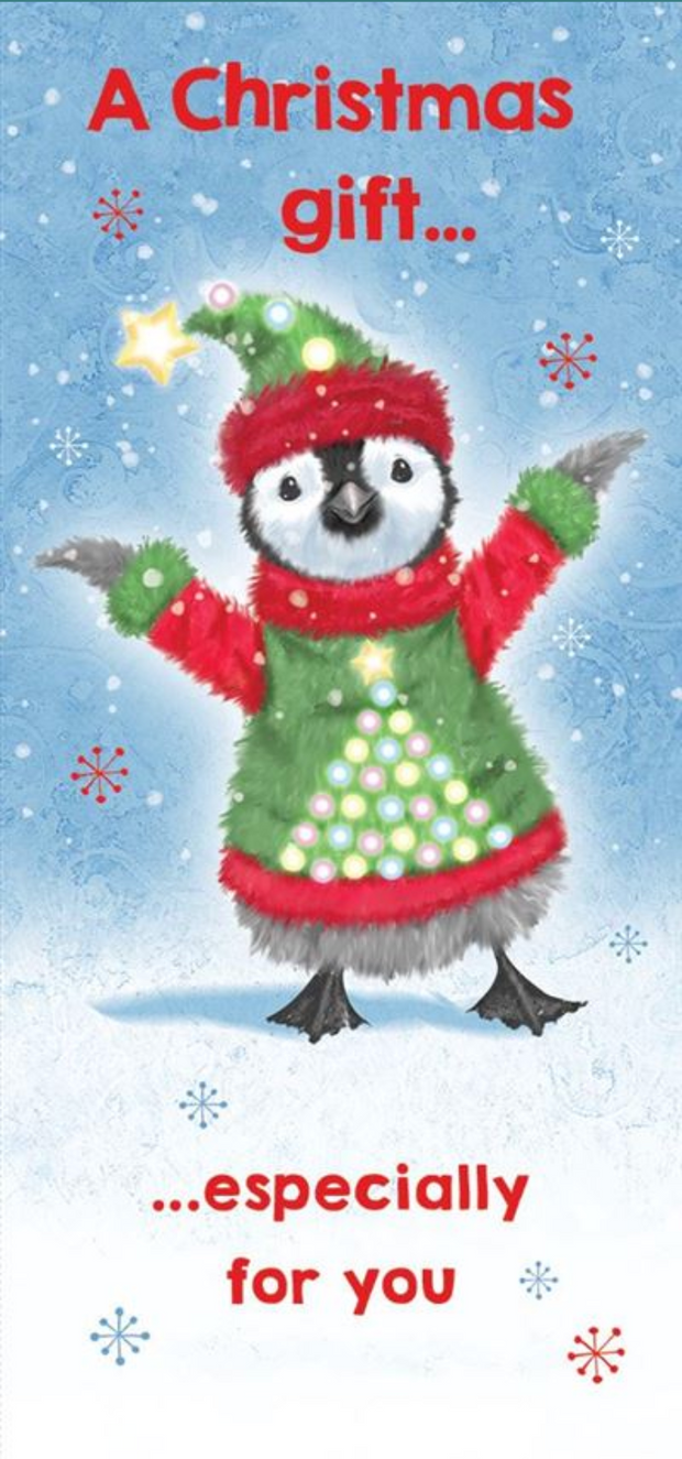 Nigel Quiney Christmas Money Wallet Card**