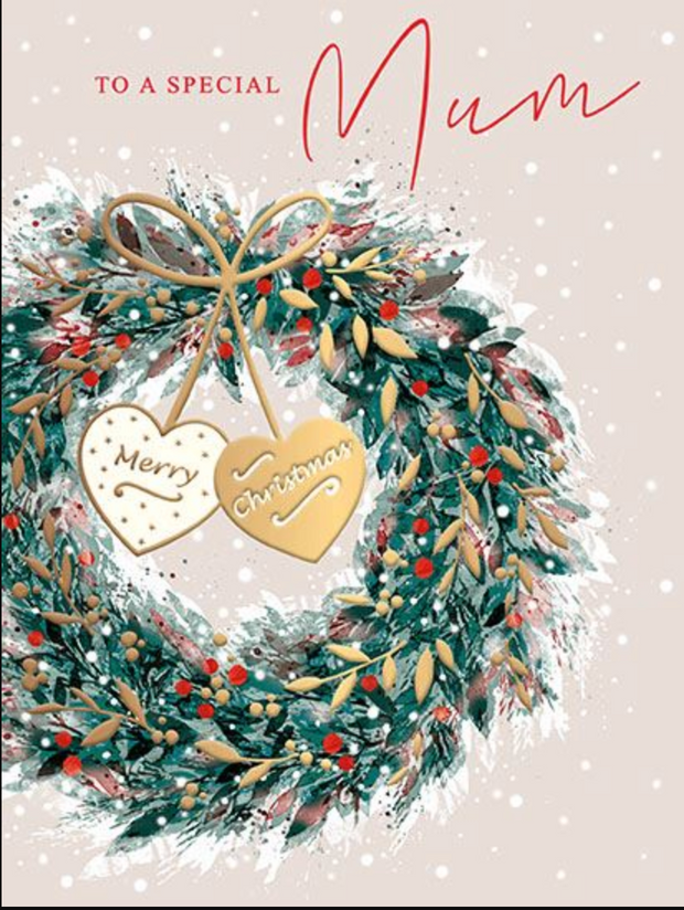 Words N Wishes Mum Christmas Card**