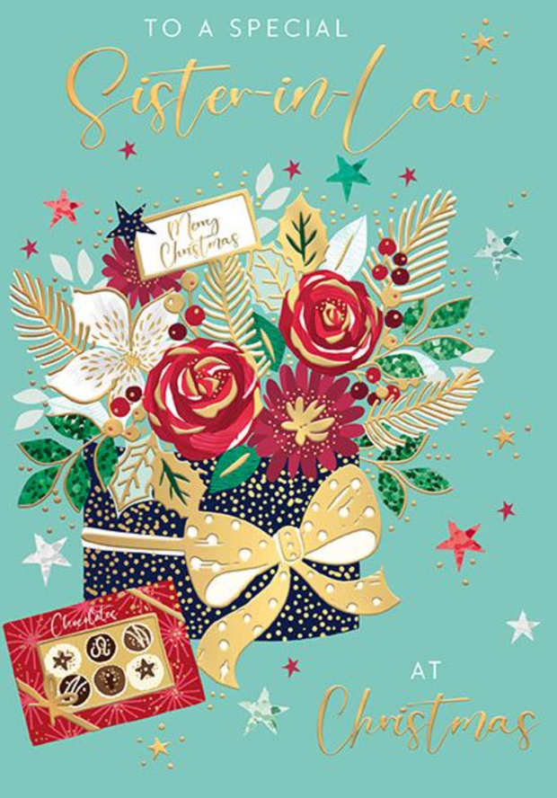 Words N Wishes Sister-in-Law Christmas Card**