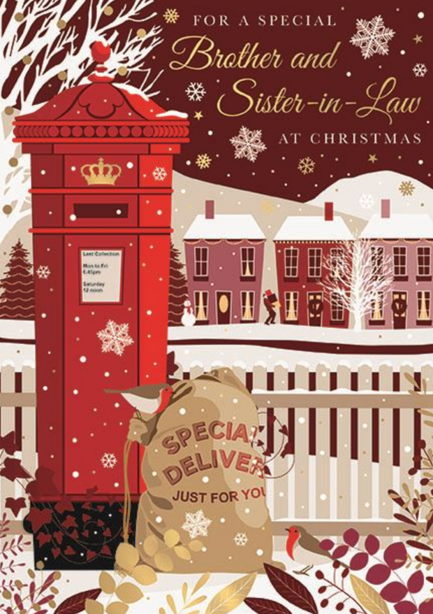 Words N Wishes Brother & Sister-In-Law Christmas Card**