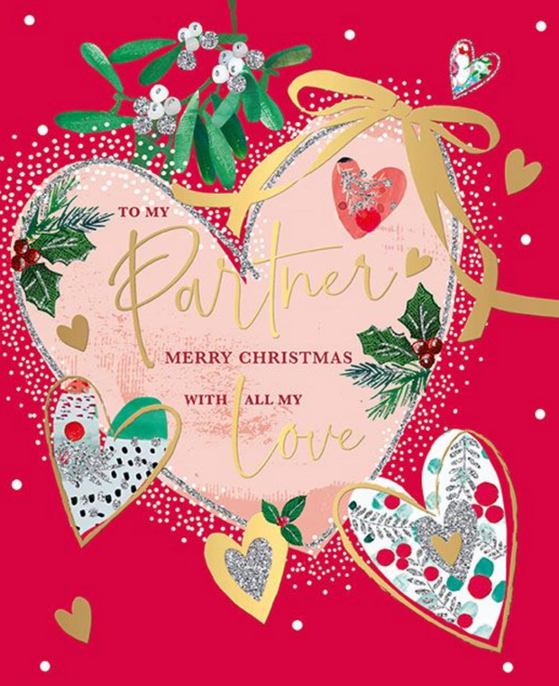 Words N Wishes Partner Christmas Card**