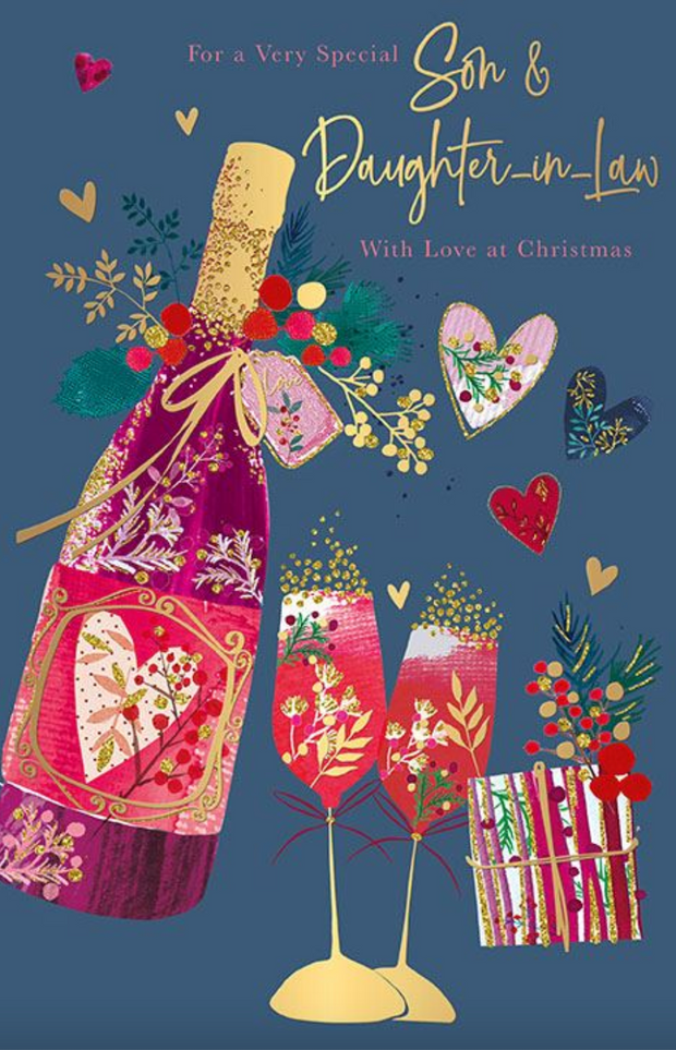Words N Wishes Son & Daughter-in-Law Christmas Card**