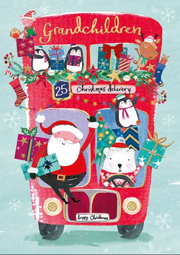 Words N Wishes Grandchildren Christmas Card**