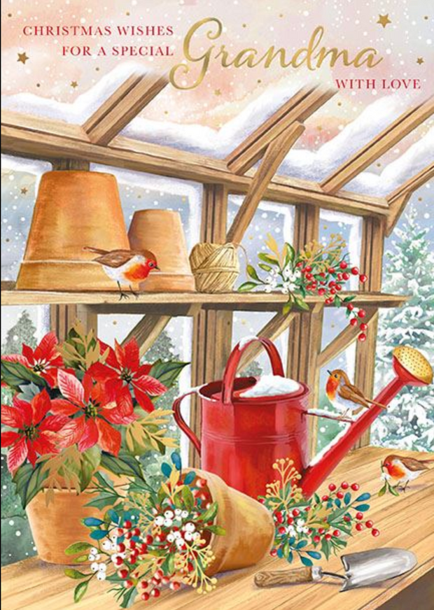 Words N Wishes Grandma Christmas Card**