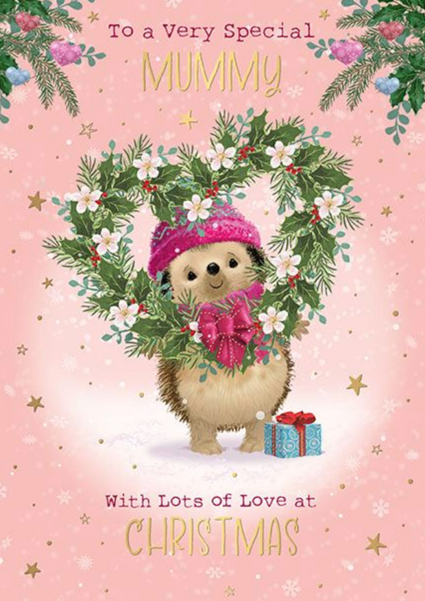Words N Wishes Mummy Christmas Card**