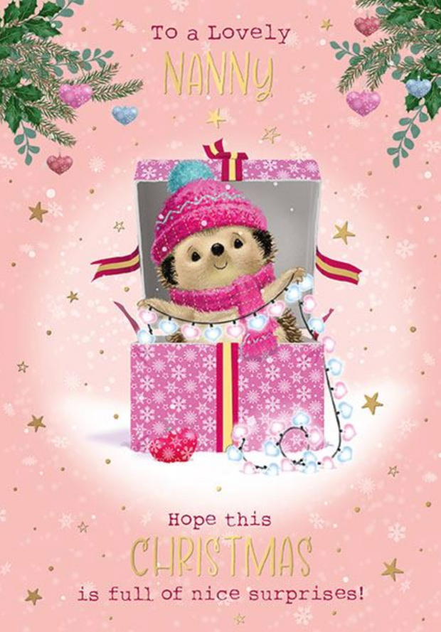 Words N Wishes Nanny Christmas Card**