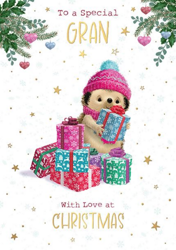 Words N Wishes Gran Christmas Card**