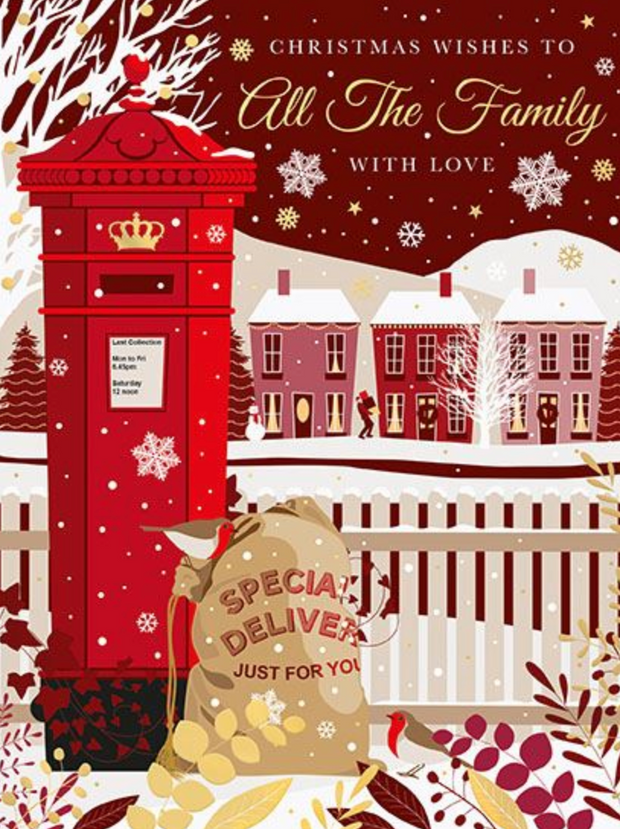 Words N Wishes All The Family Christmas Card**