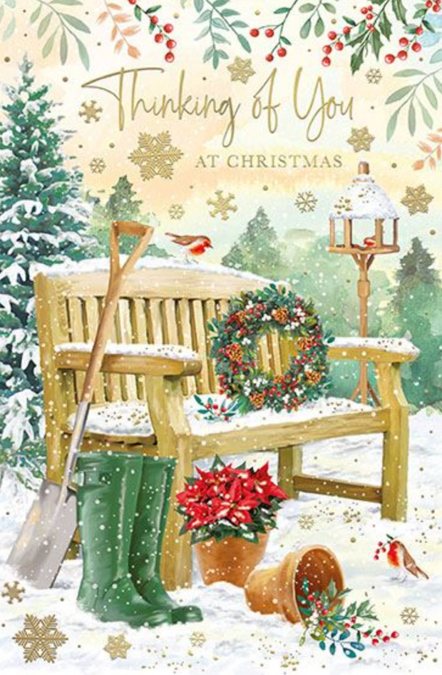 Words N Wishes Thinking Of You Christmas Card**