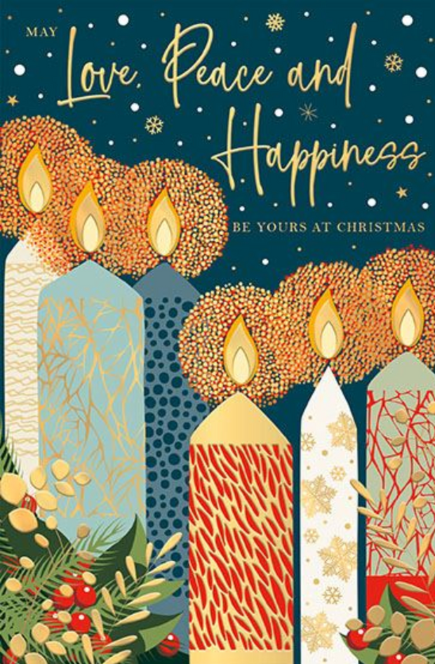 Words N Wishes Religious Open Christmas Card**