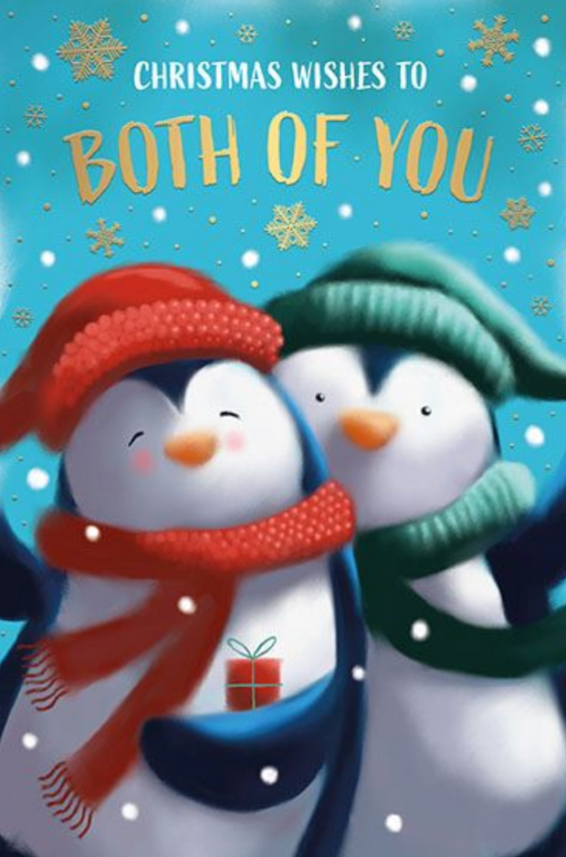 Words N Wishes Both Of You Christmas Card**