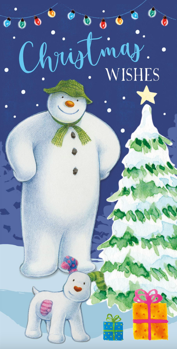 Words N Wishes The Snowman Money Wallet Christmas Card**