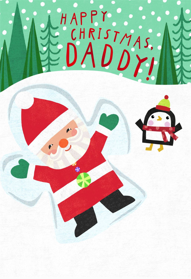 Hallmark Daddy Christmas Card**