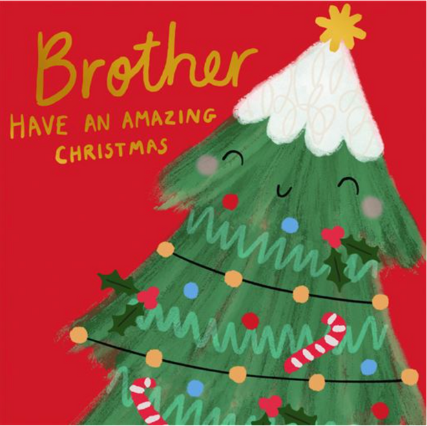 Hallmark Brother Christmas Card**