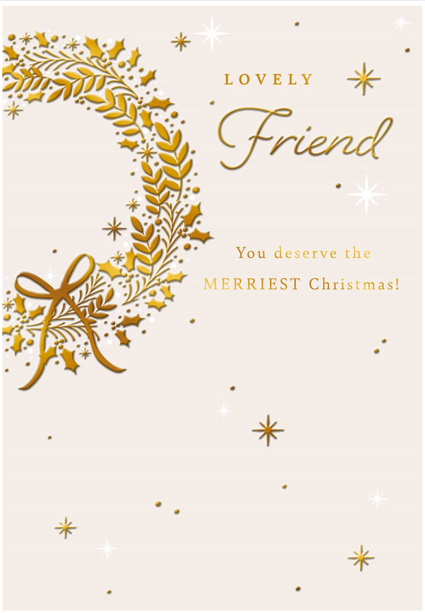 Hallmark Friend Christmas Card**