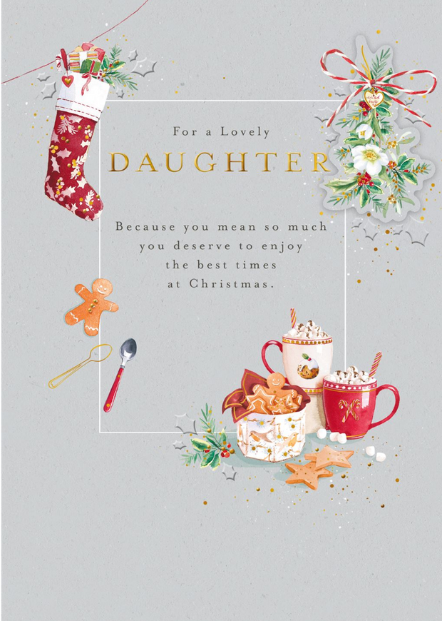 Hallmark Daughter Christmas Card**
