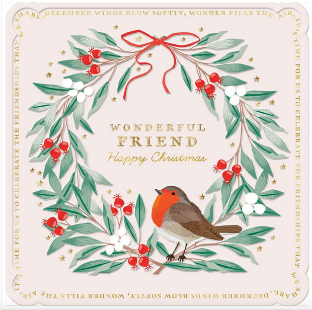 Hallmark Friend Christmas Card**