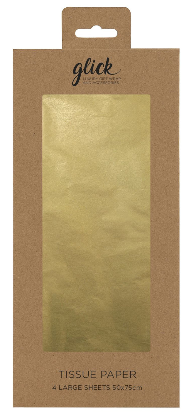 Glick Gold Tissue 4 Sheets