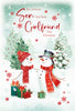 Cherry Orchard Son & Girlfriend Christmas Card