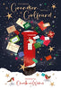 Cherry Orchard Grandson & His Girlfriend Christmas Card