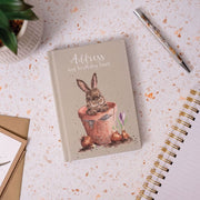 Wrendale The Flower Pot Rabbit Address Book