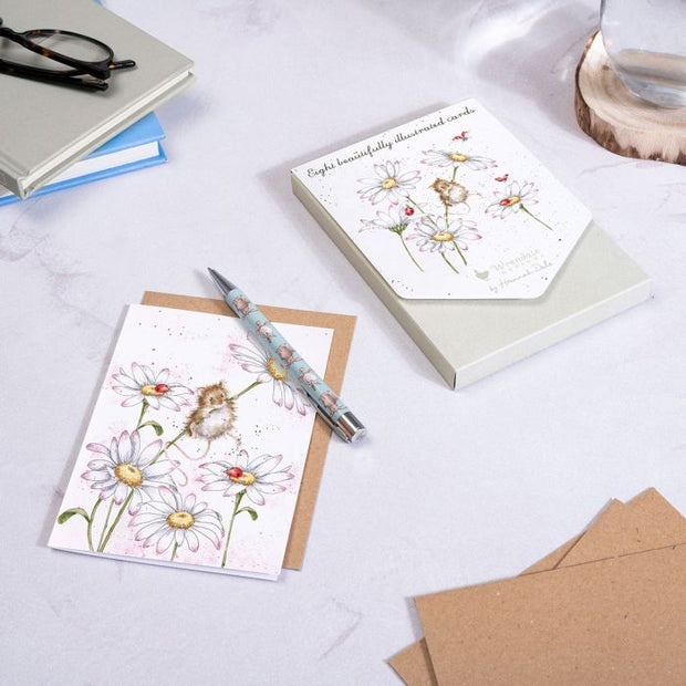 Wrendale 'Oops a Daisy' Mouse Notecard Set*