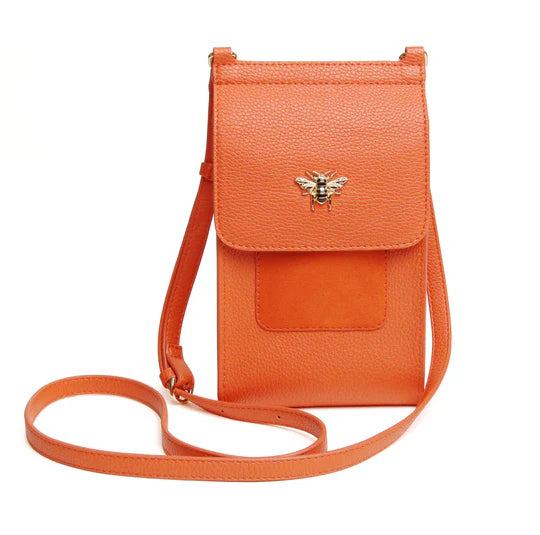 Alice Wheeler Orange Mini Bloomsbury Handbag