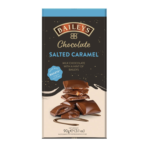 Baileys milk chocolate salted caramel and truffle bar 90g