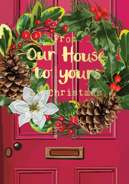 Sarah Kelleher Our House To Your House Christmas Card