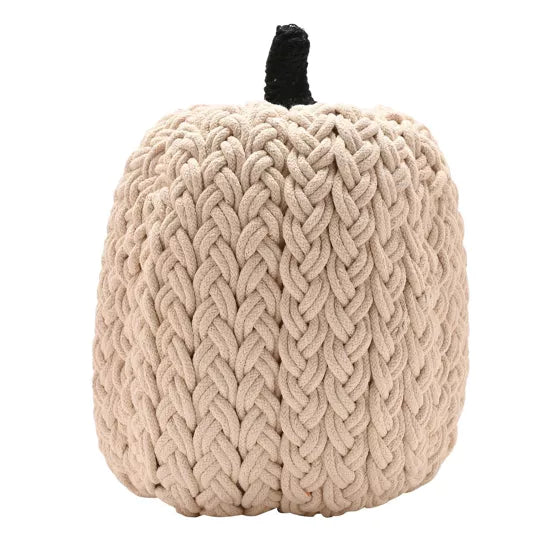 Country Living Cream Cable Knit Large Pumpkin*