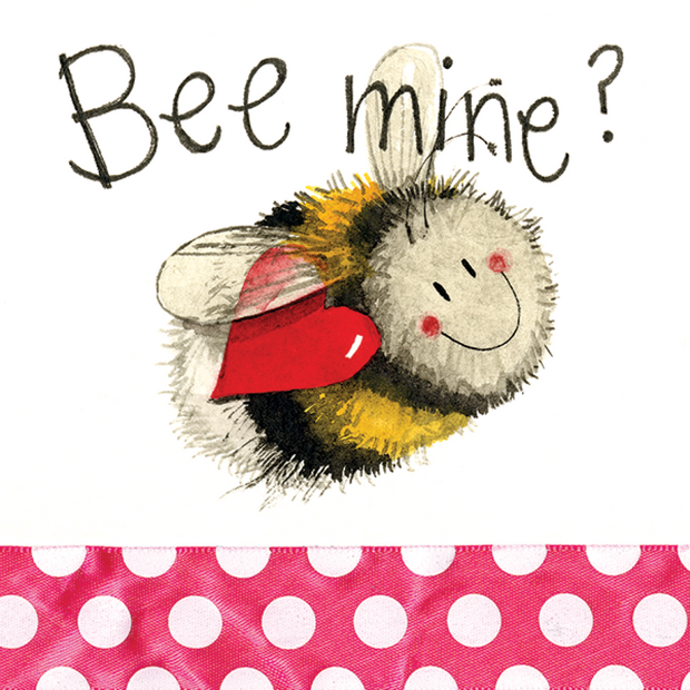 Alex Clark Bee Mine Love Blank Card