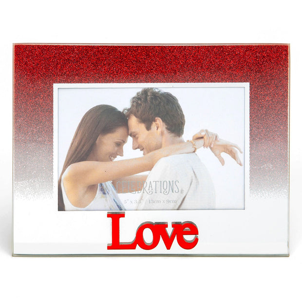 Love Glitter 3.5 x 5 inch Frame