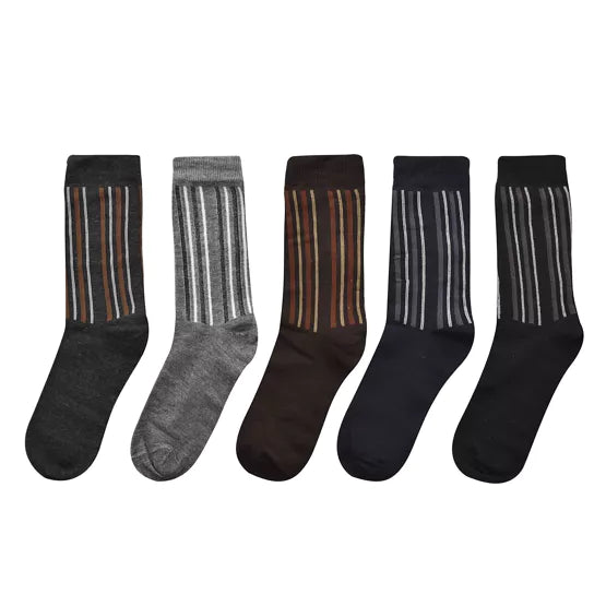 Mad Man Variegated Socks 5 Pair Boxed