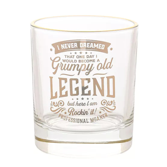 Harvey Makin Legend Tumbler Glass - Grumpy